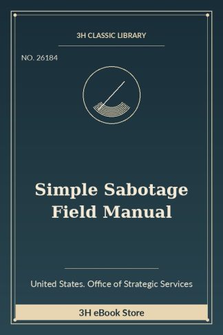 Simple Sabotage Field Manual