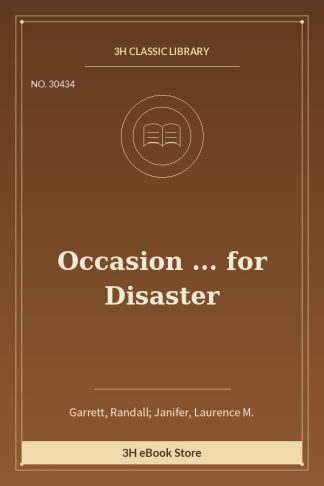 Occasion ... for Disaster